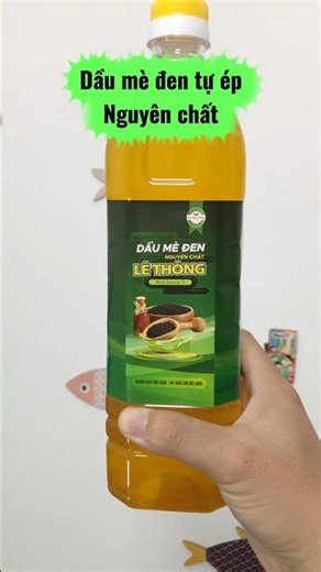 Dầu mè đen nguyên chất tự ép tại nhà