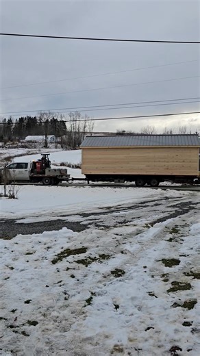 Kevin is getting his new Amish building, it's huge! | Gina Parent