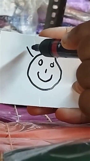 “Easy Smile Face Drawing in 10 Seconds!”#shortvideos #shorts