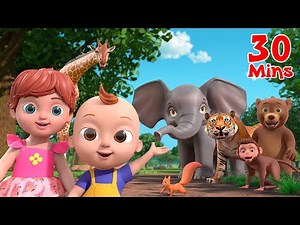 Going To the Forest (Jungle Safari) Animals for Kids + More Emma And Joey - Nursery Rhymes