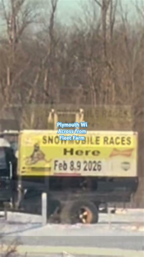#snowmobileracing #snowmobile Racing February 8-9 2026 Plymouth Wisconsin across from Fleet Farm