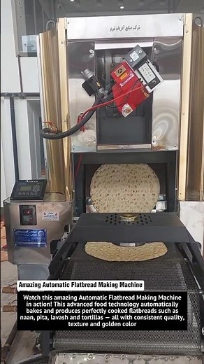 Amazing Automatic Flatbread Making Machine | Smart Roti, Naan & Pita Bread Production Technology