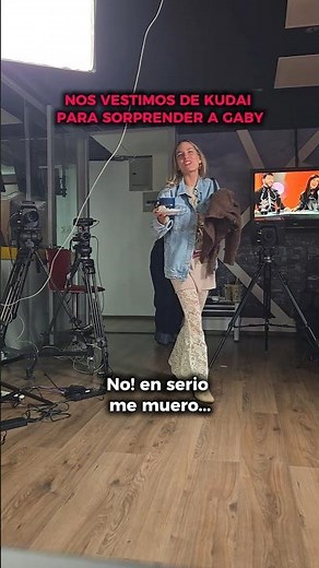 Gaby Villalba surprised! #kudai #kiruba #popstar #gabyvillalba