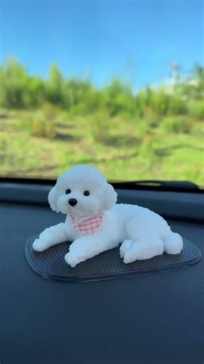 This tiny Teddy is so soft and squishy... I keep reaching over just to squeeze him at red light