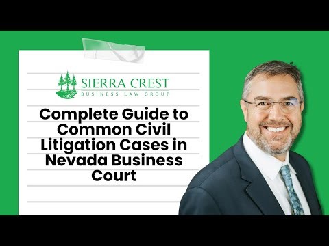 Complete Guide to Common Civil Litigation Cases in Nevada Business Court