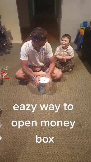 #eazyiest way to open money box #safest way to open money box#roofdudes