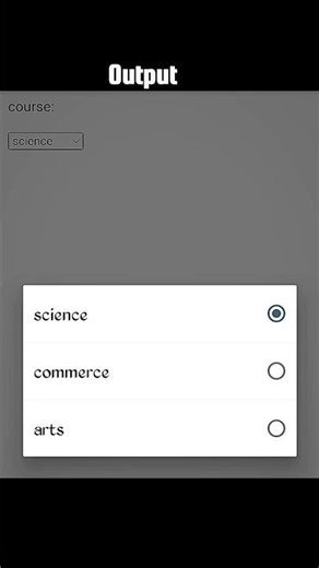 select option in html #tutor by Pravin