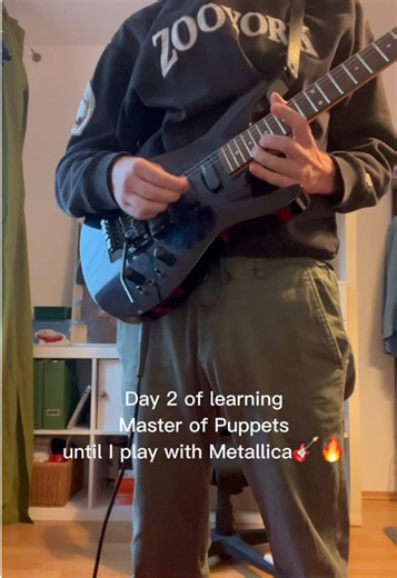 Master of Puppets Guitar Learning Journey