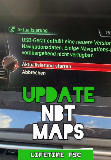Update des BMW F11 nbt Navigationssystems 2024