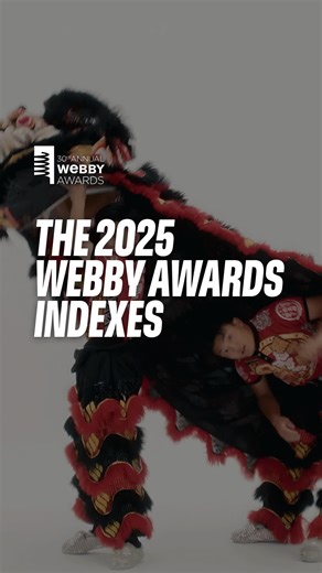 The 2025 Webby Awards Indexes have officially dropped  With an...