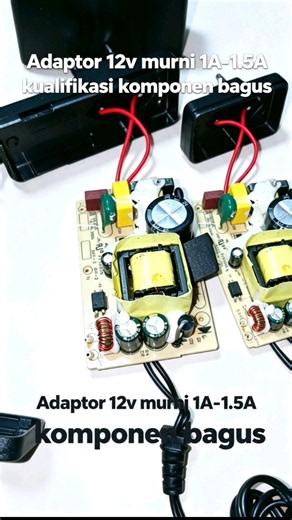 Adaptor 12V Murni 1A - 1.5A | Kualitas Komponen Terjamin Merek SIGMA