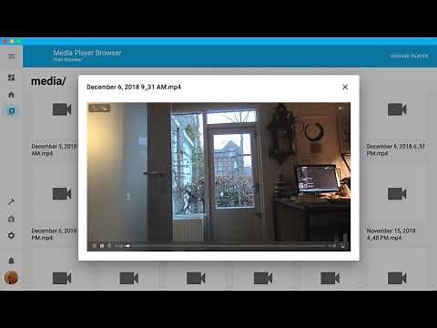 Playing motion recordings and other local media on a Chromecast or in Home Assistant