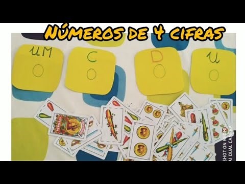 Números de 4 cifras. Descomposición. Juegos didácticos y más