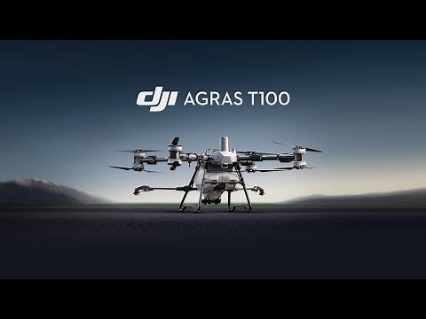 Introducing DJI Agras T100, a fully loaded flagship drone!