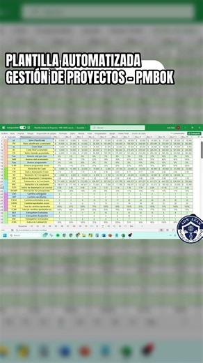 PMBOK Multi-Template with 15 Management Areas #excel #tutorials