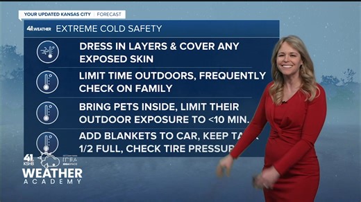 WEATHER ACADEMY | KSHB 41 meteorologist Lauren Rainson shows some cold weather stats and figures in this week’s Weather Academy. | KSHB 41