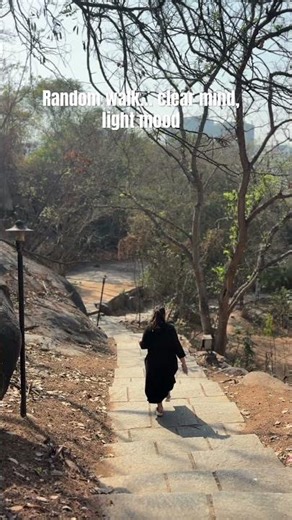 Random walk… clear mind, light mood #lifeofshraddha