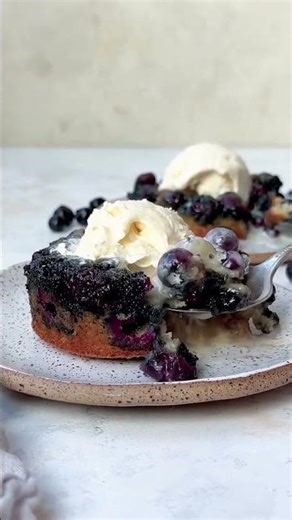 Mini Blueberry Upside Down Cakes Recipe