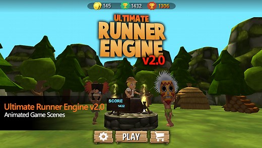 ULTIMATE RUNNER ENGINE - Complete Runner Game Template [Mobile Ready]