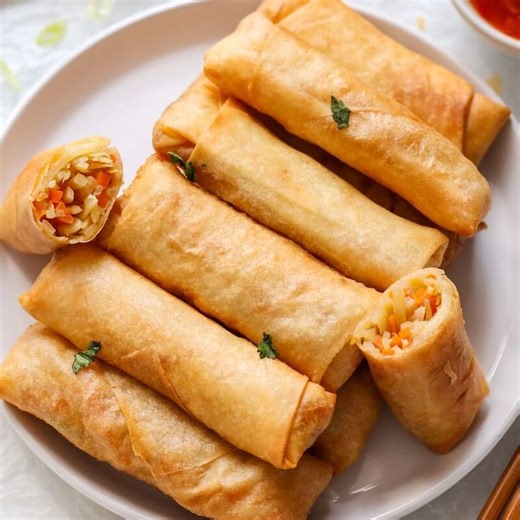 4.7K views · 22 reactions | 寧 Vegetable Spring Rolls Recipe...