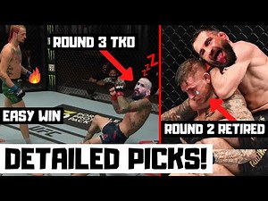Last Minute Detailed Predictions! UFC 299 O'Malley vs Vera 2 - Full Card Betting Breakdown