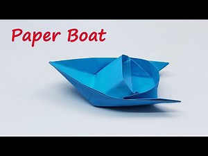 How to Make a Paper Boat | Origami Paper Speed Boat