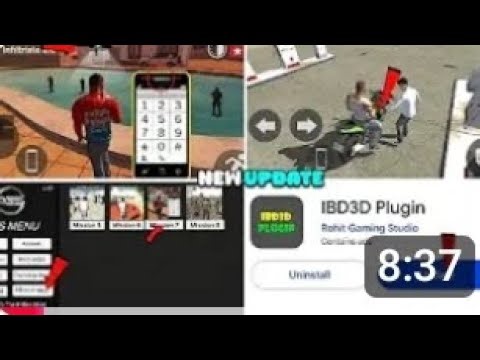 Today Ibd3d plugin new update on 8 February of Indian Bike 3D game ll Suraj Gamerz