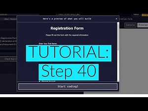 freeCodeCamp | Learn HTML Form: Step 40