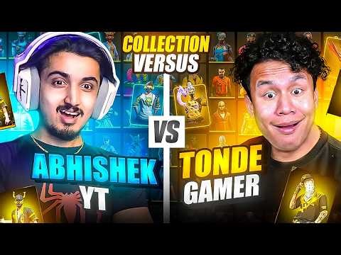 @TondeGamer Vs Abhishek Yt 😱 Collection Battle Of most Powerful🔥 Id of Nepal Server 🤑🤑