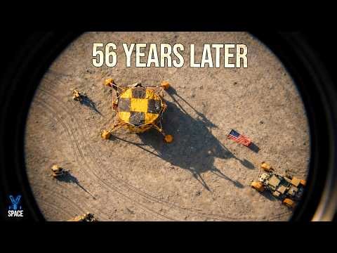 What the Apollo Landing Sites Actually Look Like Through a Telescope