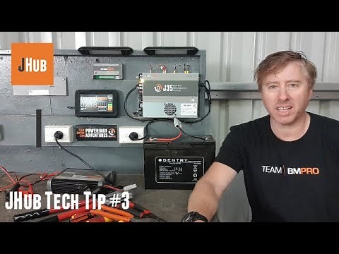 How To Prevent Caravan Battery Drain | Load Isolation Switch (JHub TechTip 3)