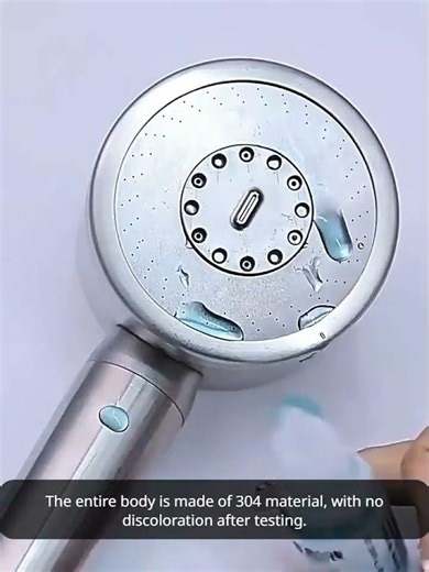 304 Stainless Steel Handheld Shower Head with Flexible Hose | Durable & Easy to Instal