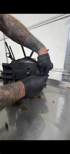 50K views · 630 reactions | Splitting the case on the factory 107, this will go out for powder coating and then be built into a 128ci using a 4.5 Darkhorse flywheel and a fuel moto/ motor witch billet 128ci kit and cnc heads. #evilironcustoms #darkhorsemoco #fuelmoto | Evil Iron Customs | Facebook