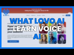 WHAT IS LOVO AI? Learn about VOICE AI and PROFESSIONAL MULTIMEDIA