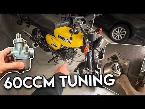 60cc TUNING on a SIMSON | Installation and Overview | 60/4/3 Racing MK2