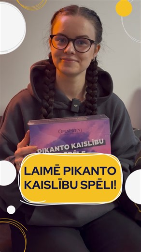 🎉 #KONKURSS! 🎉 Piedalies konkursā un #laimē PIKANTO KAISLĪBU SPĒLI no OpenMity_Latvija! 👉 Noteikumi pavisam vienkārši: 1️⃣ Atzīmē draugu, ar kuru kopā spēlēsi PIKANTO KAISLĪBU SPĒLI 2️⃣ 🔁 Padalies ar šo video 🏆Laimīgo uzvarētāju paziņosim 28.februārī! ✨ ZiMinU - laiks emocijām kvēlot! ✨ | Ziminu spēles