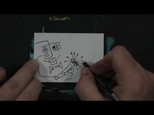 Drawing an Artist Trading Card