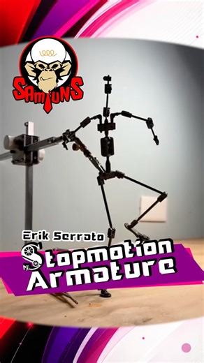 Unboxing time Ya llegó la armature de stop motion que le pedimos a Erik Serrato, con la que daremos vida a nuestro personaje principal en el próximo cortometraje: @serratopuppets “¿Y por qué no Mexicana?”. Cada tornillo, cada articulación, es un paso más hacia una nueva historia hecha a mano, cuadro por cuadro 🇲🇽✨ Gracias por formar parte del proceso. Cuéntanos en los comentarios qué parte del proceso quieres ver. #StopMotionTikTok #Animadores #ProcesoCreativo #Samiuns | Samiuns