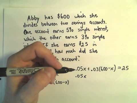 Solving an Investment Problem