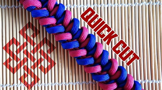 Alternating jaw bone paracord bracelet – quick tutorial