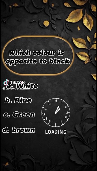 Quick Quiz Time #Quiz #challange #guess #mindgame #mindgames