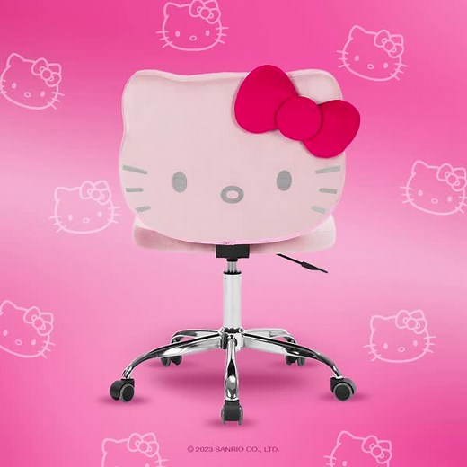 39K views · 1.7K reactions | You CAN sit with us  New desk chairs and ottomans from Impressions Vanity Co. have arrived! Shop now: https://bit.ly/45ypREz ✨ | Hello Kitty | Facebook