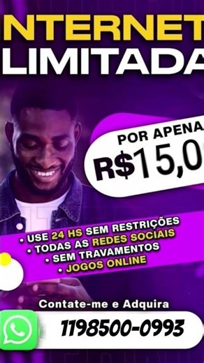 Internet ilimitada via Vpn para celular #shortvideo