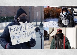 Video: On Streets and at Freeway Ramps, Detroit's Homeless Seek Help During Covid