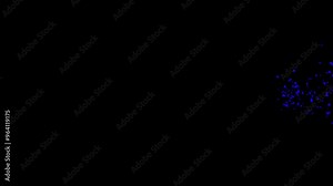 Particle name Text Disintegration Animation black background. Particle blue background animated.