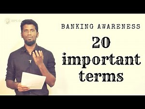 20 Important banking terms in 10 minutes | banking awareness | Mr.Jackson