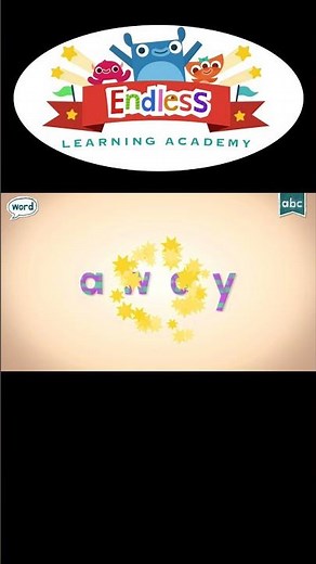 Fun and Educational Learning | Endless Reader: Letter A and Away | Part 1 #shorts