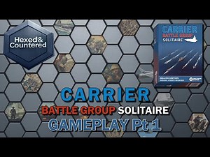 Carrier Battle Group Solitaire (Decision Games) - Gameplay (Sea Control)