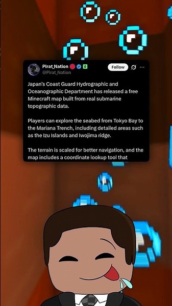 Japan’s Minecraft Map
