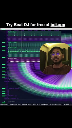 Beat DJ has a synthesis feature and you can write your own synth scripts